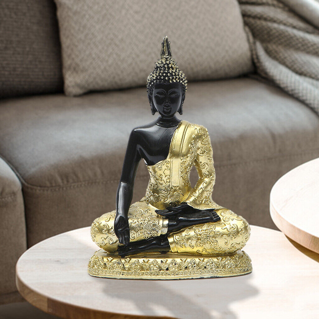 Thailand Buddha Statue Figuren Für Wohnzimmer Office Desktop Decor Craft  Figur pertaining to Statue Wohnzimmer
